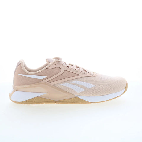 Reebok Nano X2 Womens Pink Mesh Lace Up Athletic Cross Training Shoes