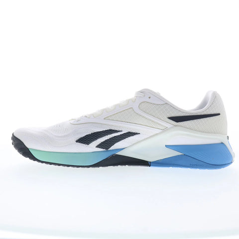 Reebok Nano X2 Mens White Mesh Lace Up Athletic Cross Training Shoes