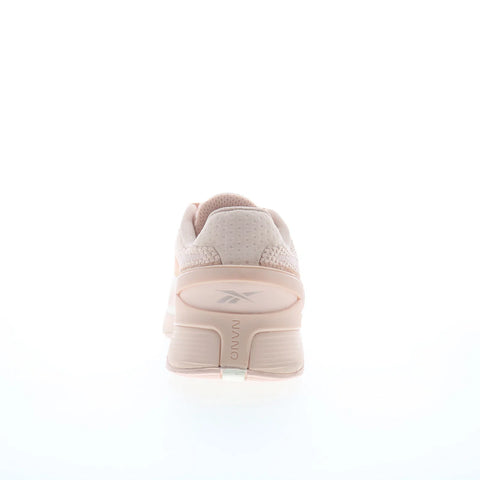 Reebok Nano X3 Womens Pink Canvas Lace Up Athletic Cross Training Shoes