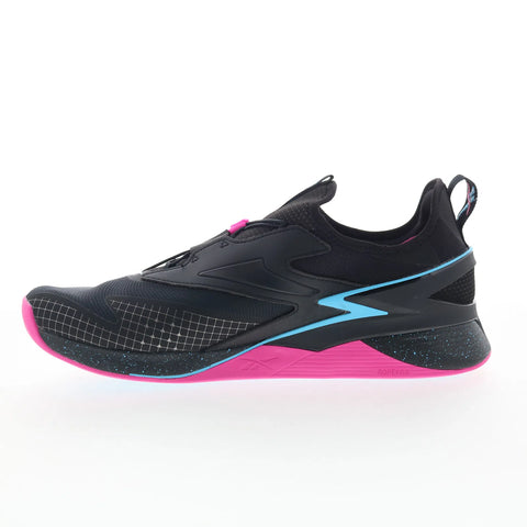 Reebok Nano X3 Froning Mens Black Synthetic Athletic Cross Training Shoes