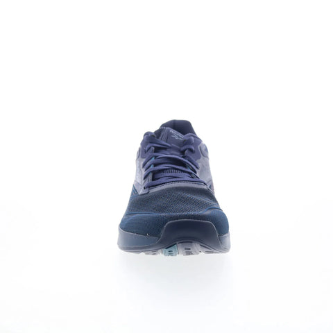 Reebok Nano X4 Mens Blue Synthetic Lace Up Athletic Cross Training Shoes