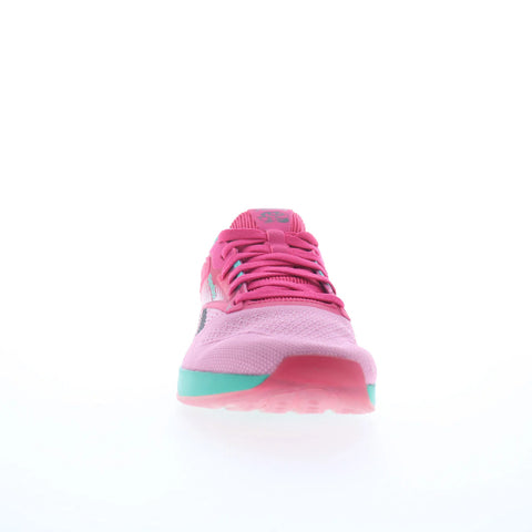 Reebok Nano X4 Womens Pink Canvas Lace Up Athletic Cross Training Shoes