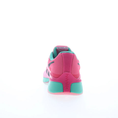 Reebok Nano X4 Womens Pink Canvas Lace Up Athletic Cross Training Shoes