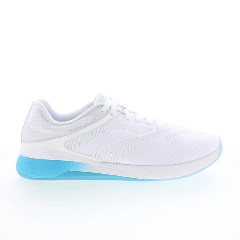 Reebok Nano X5 Womens White Mesh Lace Up Athletic Cross Training Shoes