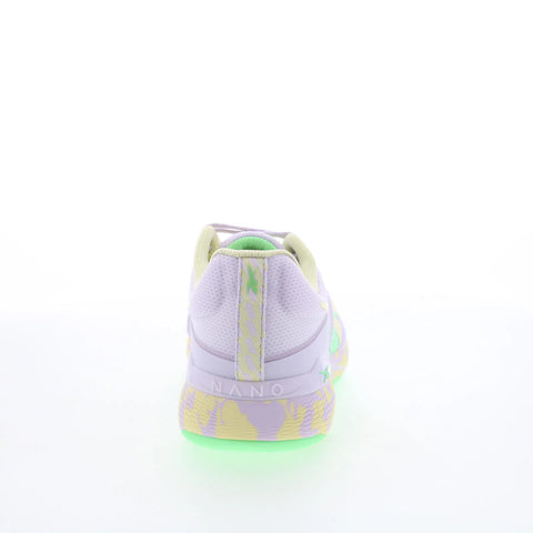Reebok Nano X5 Womens Purple Mesh Lace Up Athletic Cross Training Shoes