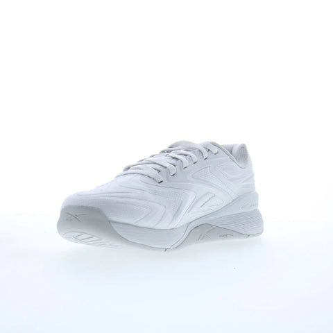 Reebok Nano X5 Edge Womens Gray Mesh Lace Up Athletic Cross Training Shoes