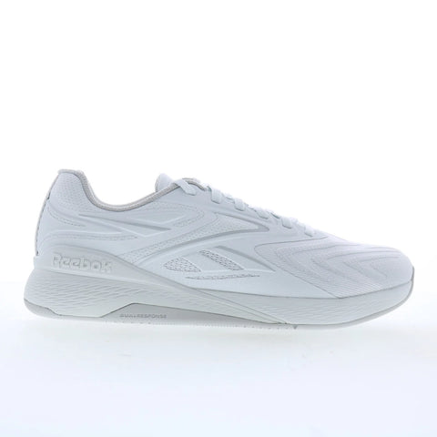 Reebok Nano X5 Edge Mens Gray Canvas Lace Up Athletic Cross Training Shoes