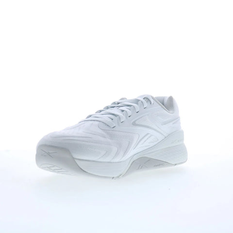 Reebok Nano X5 Edge Mens Gray Canvas Lace Up Athletic Cross Training Shoes