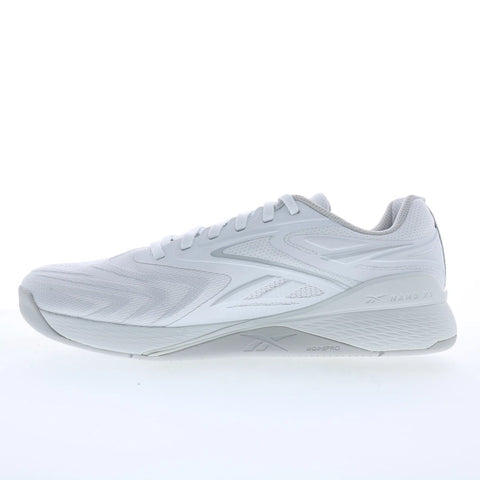 Reebok Nano X5 Edge Mens Gray Canvas Lace Up Athletic Cross Training Shoes