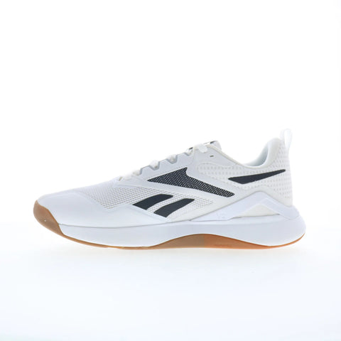 Reebok Nanoflex TR 2.0 Mens White Mesh Athletic Cross Training Shoes