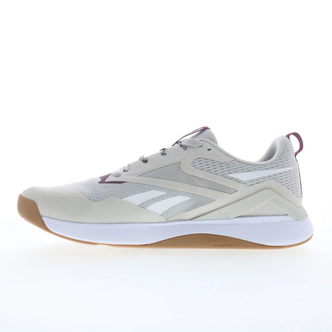 Reebok Nanoflex TR 2 Mens Gray Synthetic Athletic Cross Training Shoes