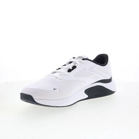 Reebok Nanoflex TR 3 Mens White Mesh Lace Up Athletic Cross Training Shoes