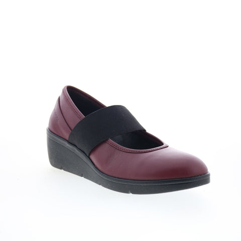 Fly London Nara NARA547FLY-005 Womens Brown Leather Mary Jane Flats Shoes