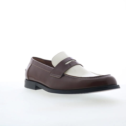 Steve Madden Natan NATA01M1 Mens Brown Loafers & Slip Ons Penny Shoes