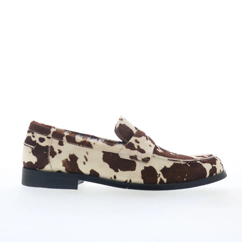 Steve Madden Natan NATA01M1 Mens Brown Suede Loafers & Slip Ons Penny Shoes