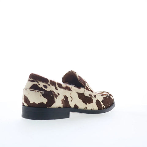 Steve Madden Natan NATA01M1 Mens Brown Suede Loafers & Slip Ons Penny Shoes