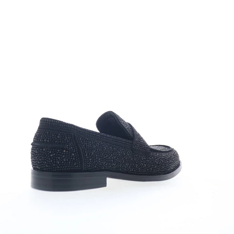 Steve Madden Natan NATA01M1 Mens Black Loafers & Slip Ons Penny Shoes