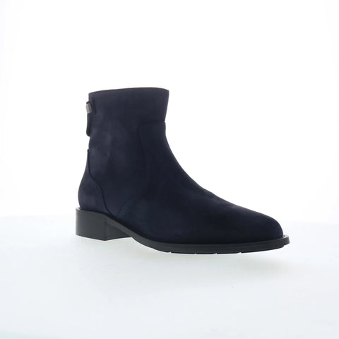Aquatalia Natania L542473 Womens Blue Suede Slip On Ankle & Booties Boots