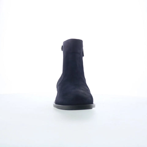 Aquatalia Natania L542473 Womens Blue Suede Slip On Ankle & Booties Boots