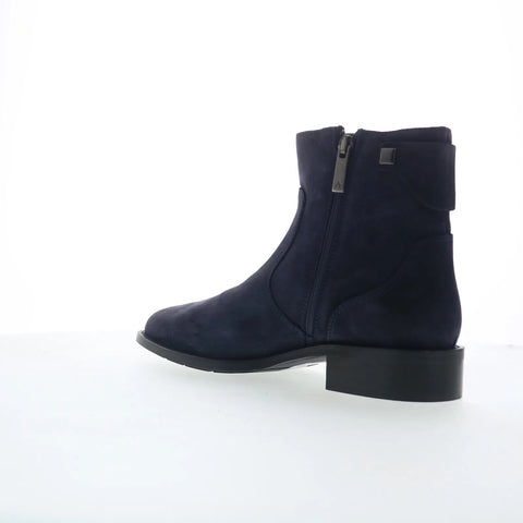 Aquatalia Natania L542473 Womens Blue Suede Slip On Ankle & Booties Boots