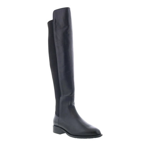 Aquatalia Natessa L543201 Womens Black Nubuck Slip On Over the Knee Boots