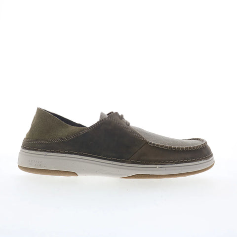 Clarks Nature 5 Moccasin 26172329 Mens Green Oxfords & Lace Ups Casual Shoes