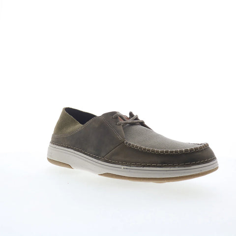 Clarks Nature 5 Moccasin 26172329 Mens Green Oxfords & Lace Ups Casual Shoes