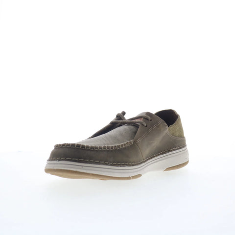 Clarks Nature 5 Moccasin 26172329 Mens Green Oxfords & Lace Ups Casual Shoes