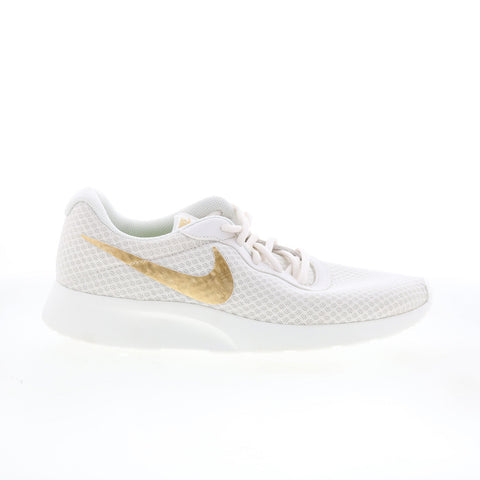 Nike Tanjun DJ6257-006 Womens Beige Canvas Lifestyle Sneakers Shoes