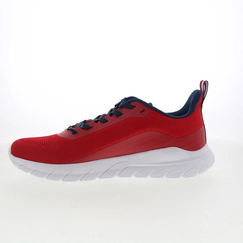 Tommy Hilfiger Nephi TMNEPHI Mens Red Mesh Lifestyle Sneakers Shoes