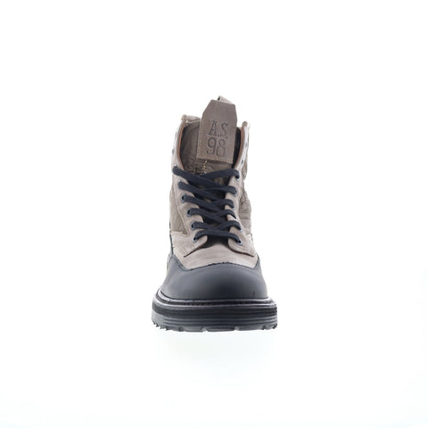A.S. 98 Rupert Mens Gray Synthetic Lace Up Casual Dress Boots