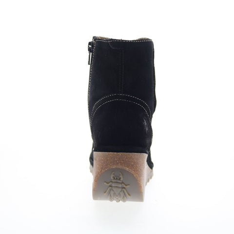 Fly London Nery NERY336FLY-006 Womens Black Suede Ankle & Booties Boots