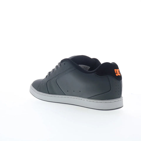 DC Net DC01774025-GYBKOG Mens Gray Nubuck Skate Inspired Sneakers Shoes