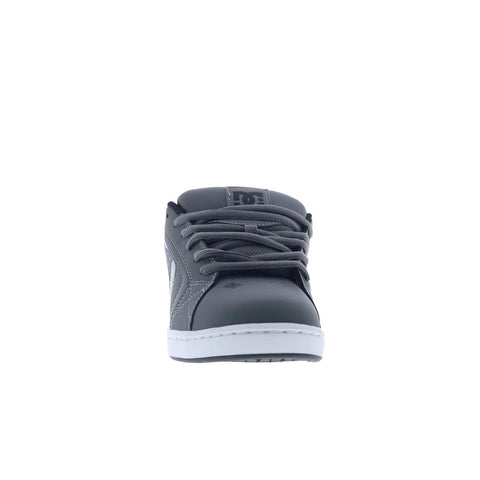 DC Net DC01774026-GRYBLK Mens Gray Nubuck Skate Inspired Sneakers Shoes