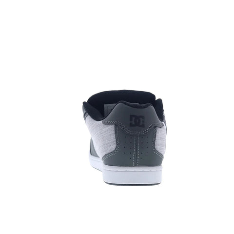 DC Net DC01774026-GRYBLK Mens Gray Nubuck Skate Inspired Sneakers Shoes