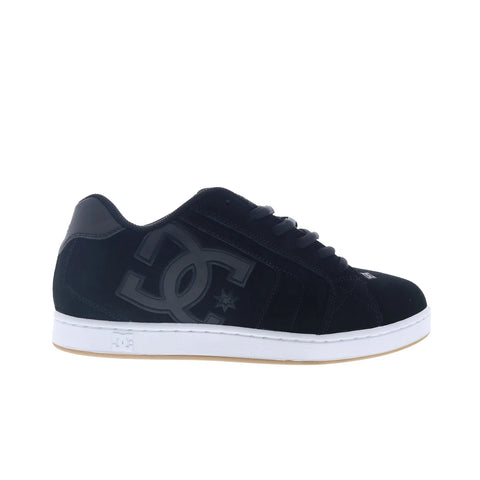 DC Net SE DC03260001-BLK Mens Black Suede Skate Inspired Sneakers Shoes