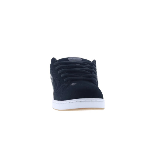 DC Net SE DC03260001-BLK Mens Black Suede Skate Inspired Sneakers Shoes