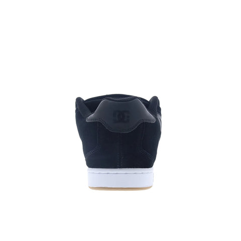 DC Net SE DC03260001-BLK Mens Black Suede Skate Inspired Sneakers Shoes