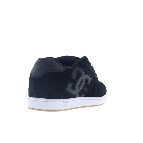 DC Net SE DC03260001-BLK Mens Black Suede Skate Inspired Sneakers Shoes
