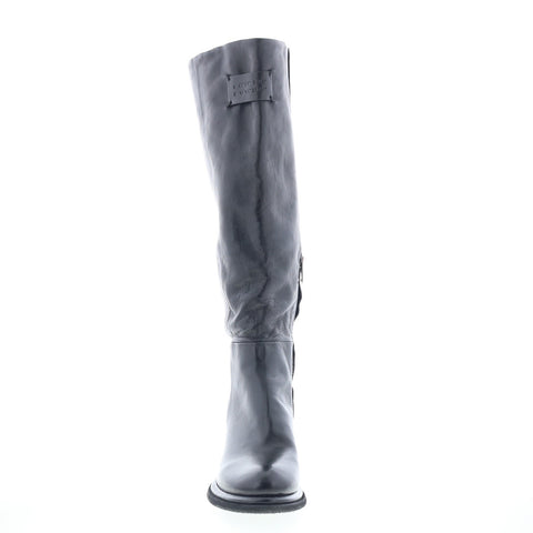 A.S. 98 Nettie Womens Black Leather Zipper Knee High Boots