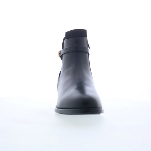 Aquatalia Nettie TW5NETA1 Womens Black Leather Zipper Ankle & Booties Boots