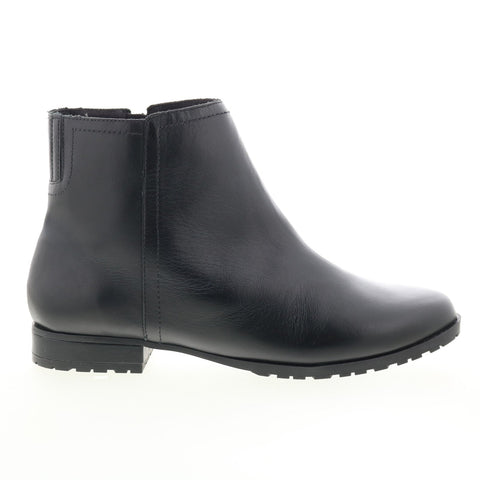 Easy Spirit Nevi SENEVI Womens Black Wide Leather Casual Dress Boots