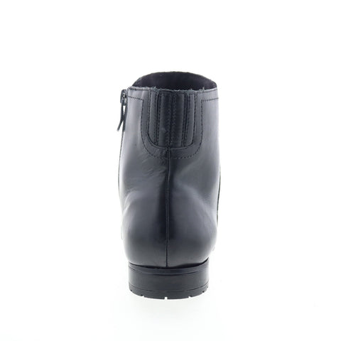 Easy Spirit Nevi SENEVI Womens Black Leather Casual Dress Boots