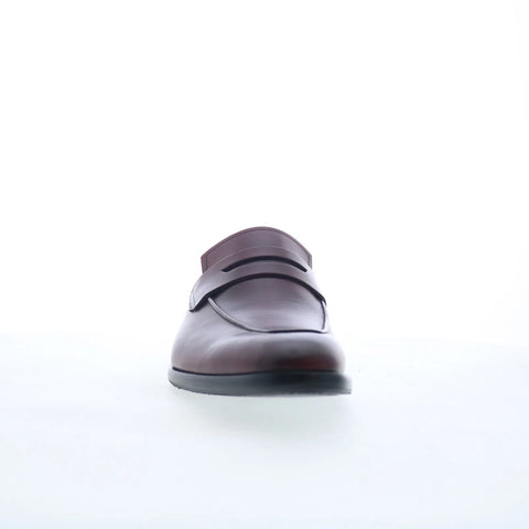 Mezlan Newport 28599 Mens Red Leather Loafers & Slip Ons Penny Shoes