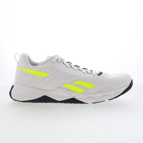 Reebok NFX Trainer Mens Gray Mesh Lace Up Athletic Cross Training Shoes