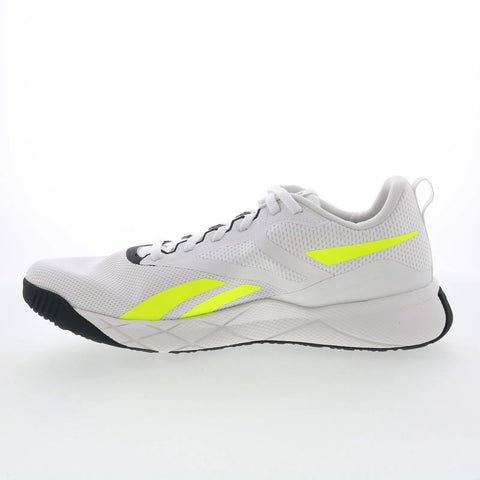 Reebok NFX Trainer Mens Gray Mesh Lace Up Athletic Cross Training Shoes