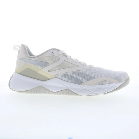 Reebok NFX Trainer Womens White Mesh Lace Up Athletic Cross Training Shoes