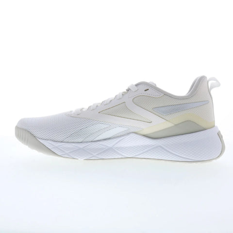 Reebok NFX Trainer Womens White Mesh Lace Up Athletic Cross Training Shoes