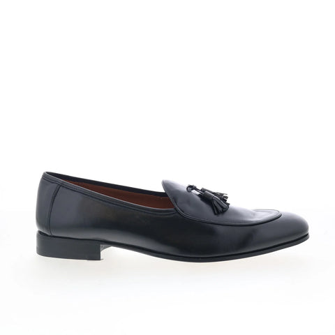 Mezlan Nib 21162 Mens Black Leather Loafers & Slip Ons Casual Shoes