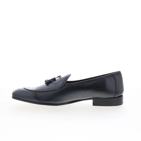 Mezlan Nib 21162 Mens Black Leather Loafers & Slip Ons Casual Shoes